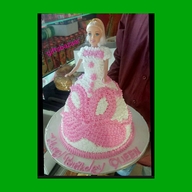 Barbie Doll Cake