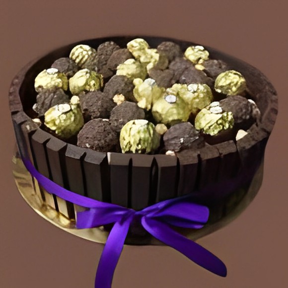 Rochers Wala Kitkat Chocolate Cake